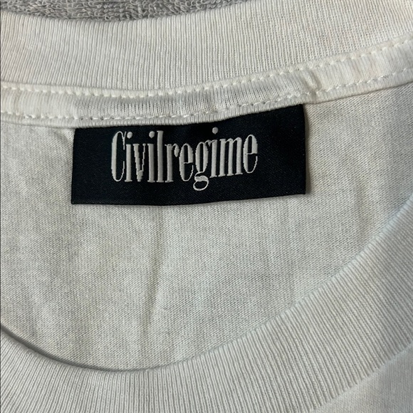 Civil RegimeWhite Short Sleeve Tee - Picture 3 of 6